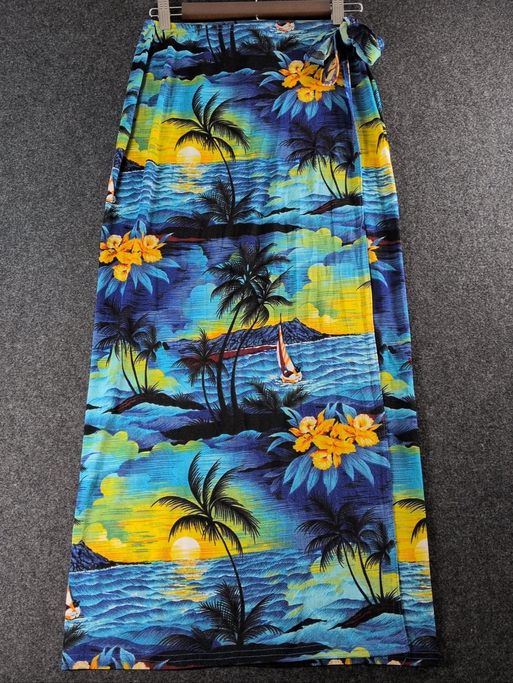 Tropical Blue & Yellow Women's Sarong